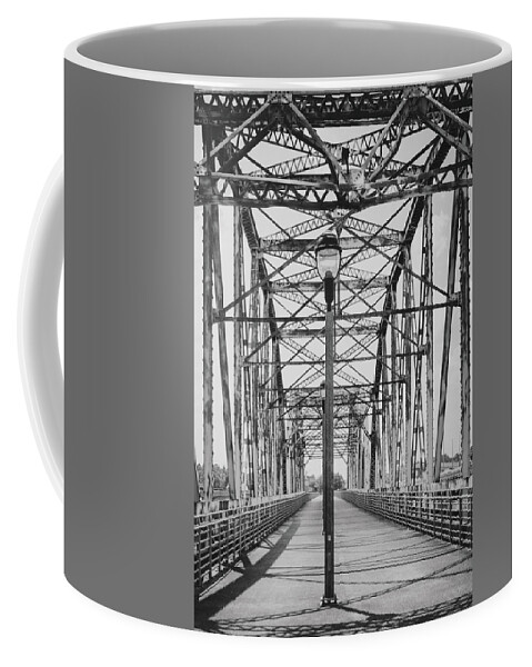Photograph Coffee Mug featuring the photograph Steel Bridge by Kelly Thackeray
