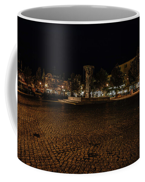 Stora Torget Coffee Mug featuring the photograph stora torget Enkoeping #i0 by Leif Sohlman