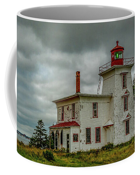 Charlottetown Coffee Mug featuring the photograph Stormy Skies by Marcy Wielfaert