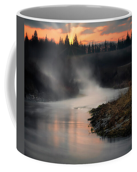 Sturgeon River Coffee Mug featuring the photograph Sturgeon River Morning by Dan Jurak