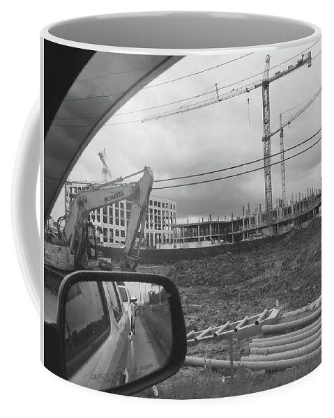 Modern Coffee Mug featuring the photograph Suburban to Urban Development by Kelly Thackeray
