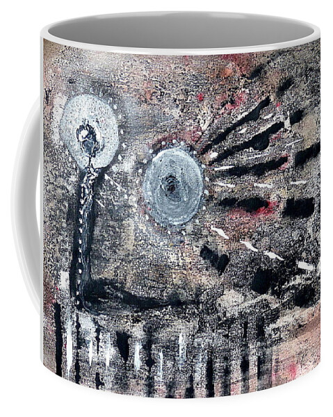 Black Coffee Mug featuring the painting Succinct by 'REA' Gallery