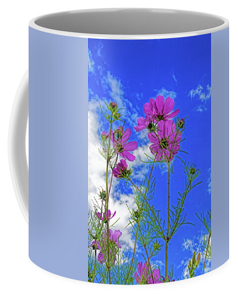 Flowers Coffee Mug featuring the photograph Summer Sky by Alana Thrower