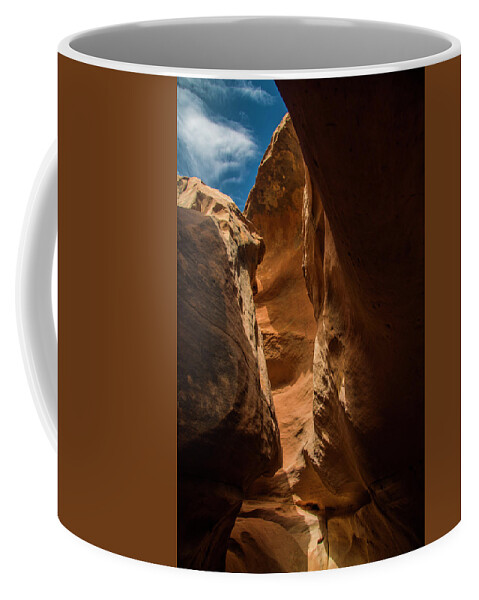 Escalante Coffee Mug featuring the photograph Sun and Shadow by Doug Scrima