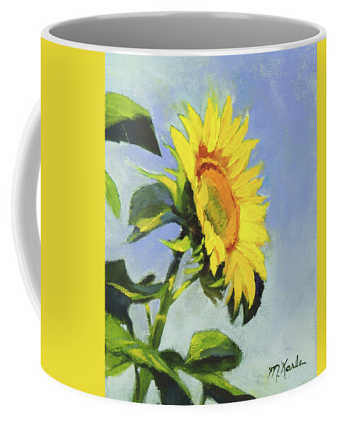 Flower Coffee Mug featuring the painting Sunflower by Marsha Karle