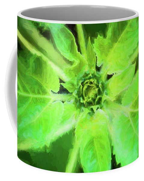Sunflower Coffee Mug featuring the photograph Sunflowers Helianthus 027 by Rich Franco