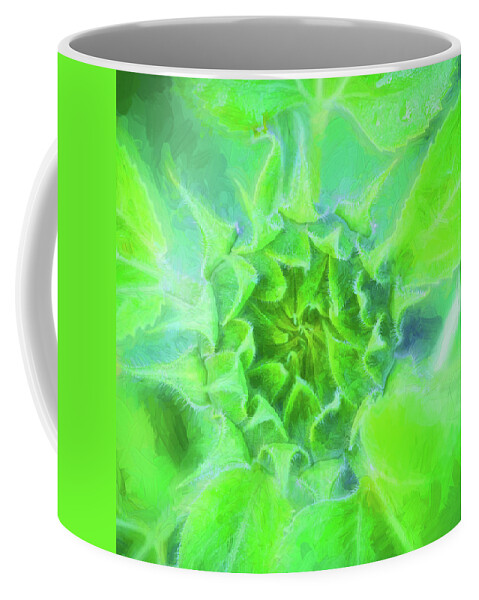 Sunflower Coffee Mug featuring the photograph Sunflowers Helianthus 077 by Rich Franco