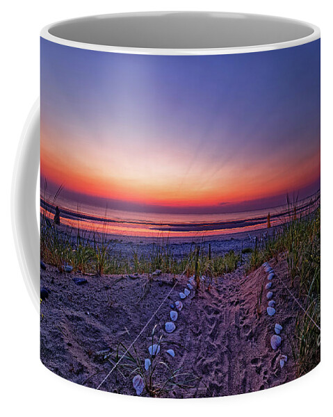 Cape Cod Coffee Mug featuring the photograph Sunrise at Nantasket Beach18, Hull, MA by Mark OConnell