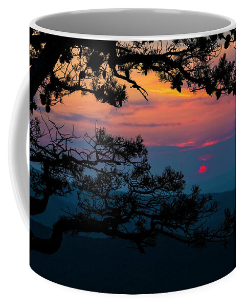 Sunset Coffee Mug featuring the photograph Sunset at Ravens Roost II by Greg Reed