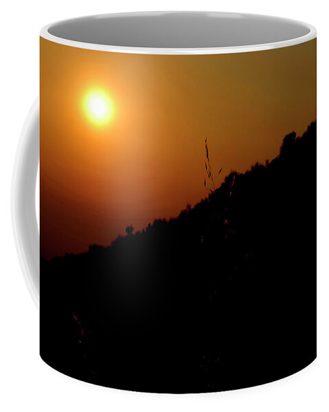 Sunset Coffee Mug featuring the photograph Sunset Majesty - 4210 by Panos Pliassas