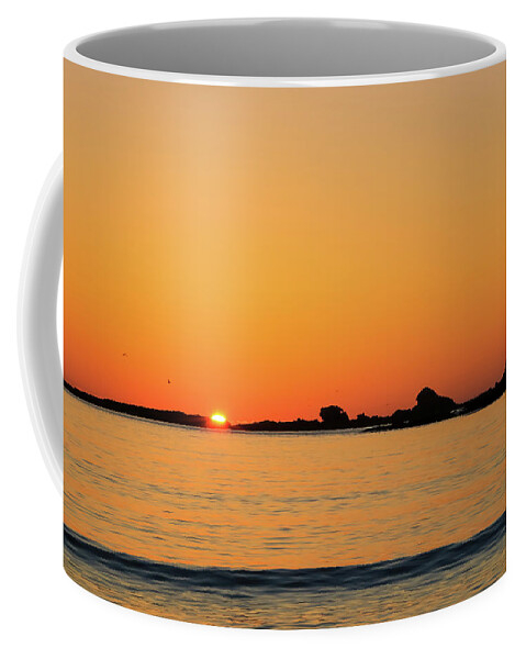 Cliffs Coffee Mug featuring the photograph Sunset over Sunset Bay, Oregon 4 by Dawn Richards