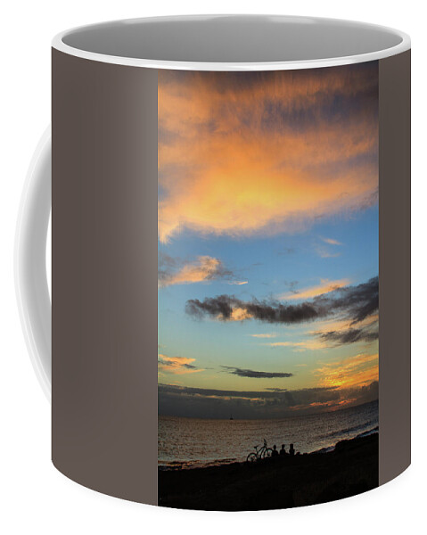 Hawaii Coffee Mug featuring the photograph Sunset Rendezvous by Briand Sanderson