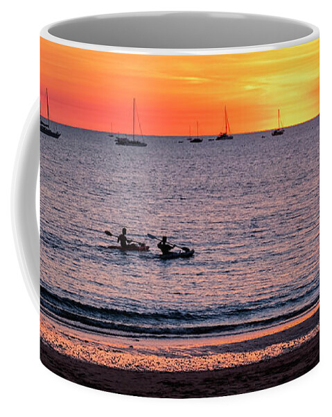 Sunset Coffee Mug featuring the photograph Sunset Silhouettes by Catherine Reading