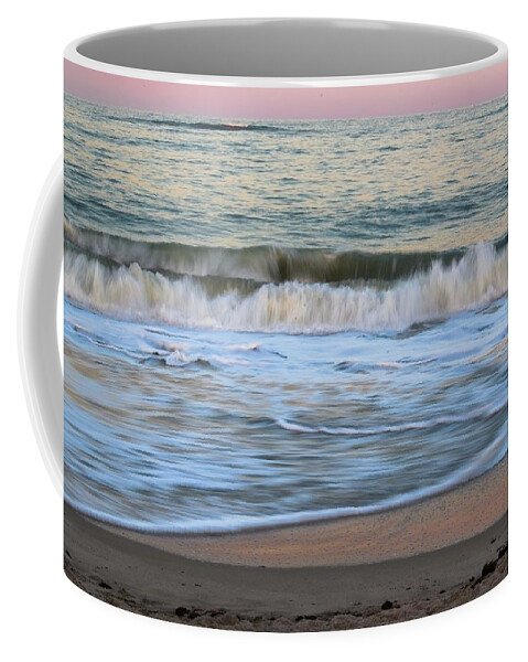 Rolling Waves Coffee Mug featuring the photograph Sunset Wave 12 Vero Beach Florida by T Lynn Dodsworth