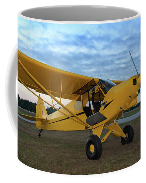 Piper Coffee Mug featuring the photograph Super Cub at Daybreak by Chris Buff