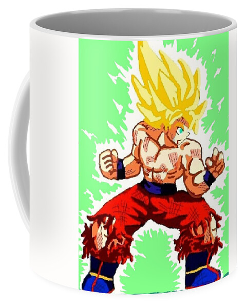 Super Sayajin Goku Coffee Mug by Jason Patino - Pixels