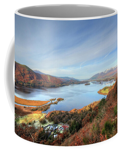 Surprise View Coffee Mug featuring the mixed media Surprise View by Smart Aviation