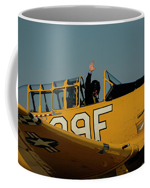 Fighter Coffee Mug featuring the photograph T-6 Texan by Laura Hedien