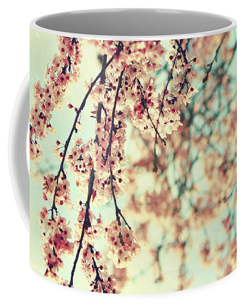 Cherry Blossoms Coffee Mug featuring the photograph Take A Rest by Sylvia Cook