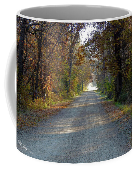 Autumn Coffee Mug featuring the photograph Taking Me Back by Wild Thing