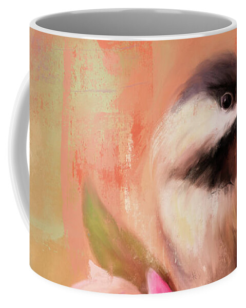 Colorful Coffee Mug featuring the painting Taste of Spring by Jai Johnson