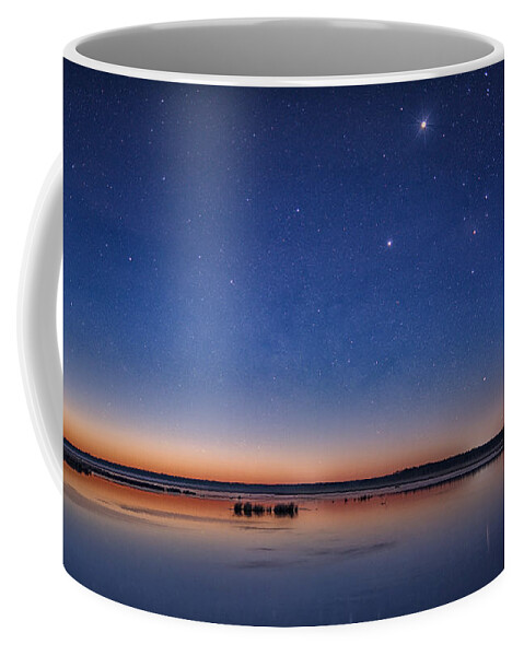 Maryland Coffee Mug featuring the photograph Taylors Island Dawn by Robert Fawcett