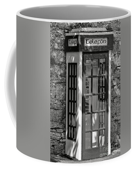 Ireland Coffee Mug featuring the photograph Telefon by Olivier Le Queinec