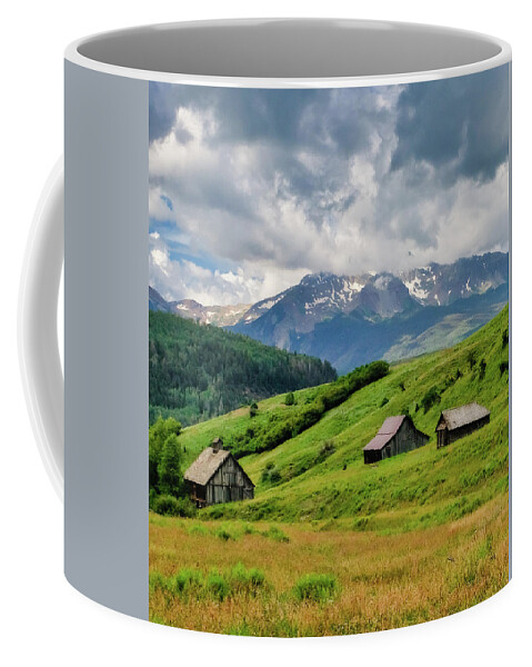 Crystal Lake Coffee Mug featuring the photograph Telluride Colorado by Robert Bellomy