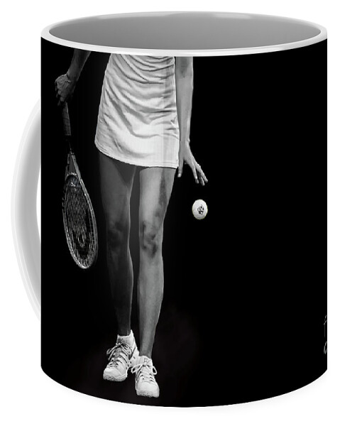 Center Court Coffee Mug featuring the photograph Tennis Legs by Ed Taylor