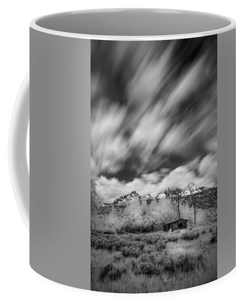 Tetons Coffee Mug featuring the photograph Teton Cloudscape by Jon Glaser