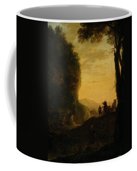Jan Dirksz Both Coffee Mug featuring the painting 'The Baptism of Queen Candace's Eunuch', 1639-1641, Dutch School, Oil on canvas, 212 c... by Jan Dirksz Both -c 1610-1652-