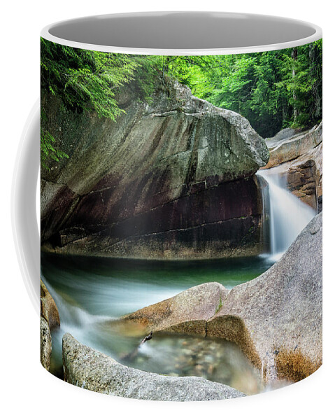 The Basin Coffee Mug featuring the photograph The Basin, Springtime NH by Michael Hubley