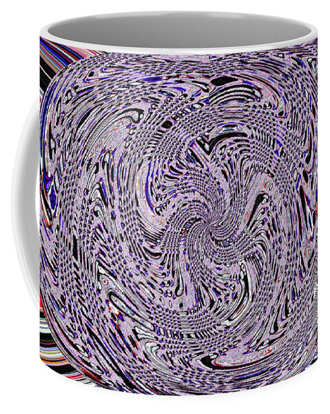 The Birds A Janca Abstract Coffee Mug featuring the digital art The Birds by Tom Janca