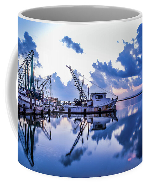 Boats Coffee Mug featuring the photograph The Blues by Christopher Rice
