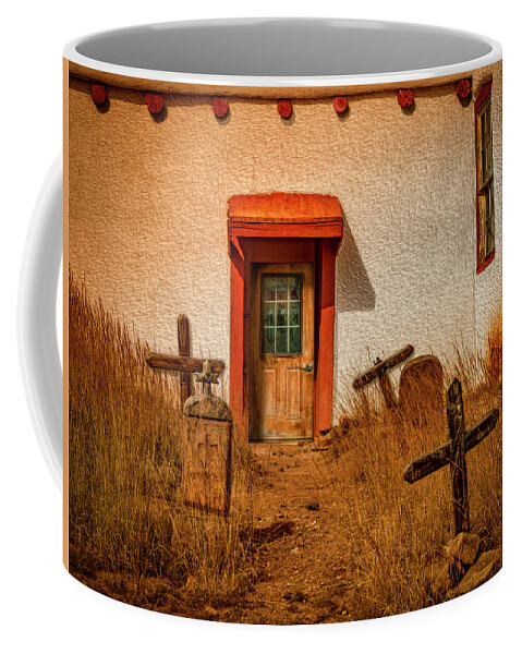 Canoncito Church Coffee Mug featuring the photograph The Forgotten by Paul Wear