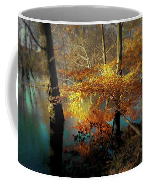 Fall Coffee Mug featuring the photograph The Golden Bough by Jerry LoFaro