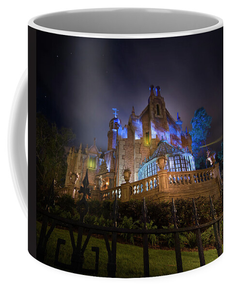Disney Haunted Mansion Coffee Mug featuring the photograph The Haunted Mansion at Walt Disney World by Mark Andrew Thomas