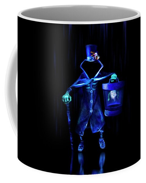 Magic Kingdom Coffee Mug featuring the photograph The Headless Hatbox Ghost by Mark Andrew Thomas