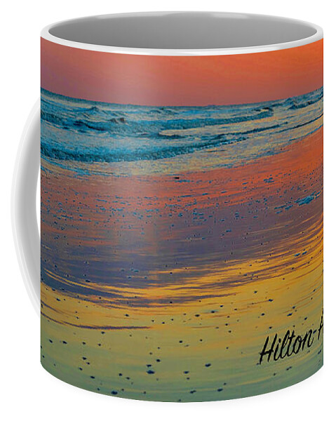 Beach Coffee Mug featuring the photograph The Hilton Head Beach Towel by Dennis Schmidt
