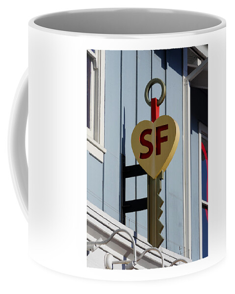 Richard Reeve Coffee Mug featuring the photograph The Key to San Francisco by Richard Reeve