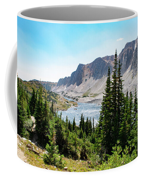 Mountain Coffee Mug featuring the photograph The Lakes of Medicine Bow Peak by Nicole Lloyd