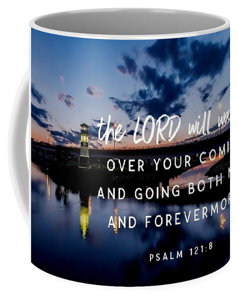  Coffee Mug featuring the photograph The LORD will watch by Karen Kelm