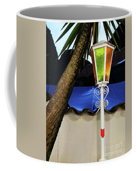 Lamp Coffee Mug featuring the photograph The Love Lamp by Rick Locke - Out of the Corner of My Eye