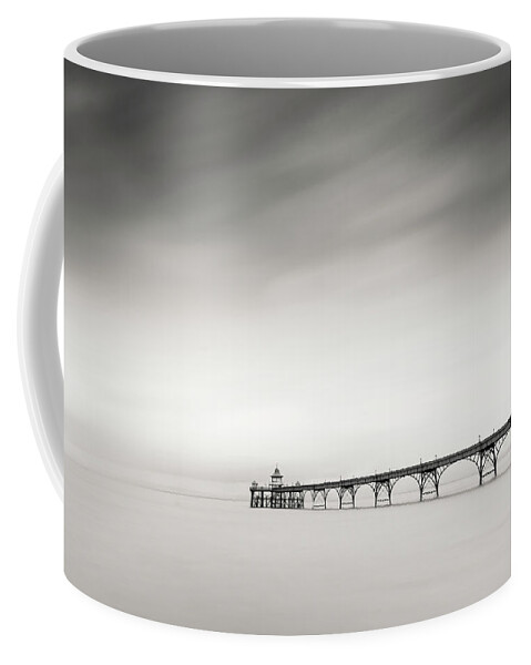 Pier Coffee Mug featuring the photograph The old Pier by Dominique Dubied