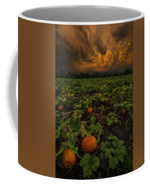 Pumpkin Patch Coffee Mug featuring the photograph The Patch by Aaron J Groen