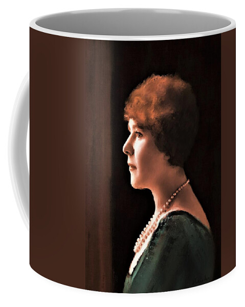 People Coffee Mug featuring the painting The Pearl Necklace by Diane Chandler