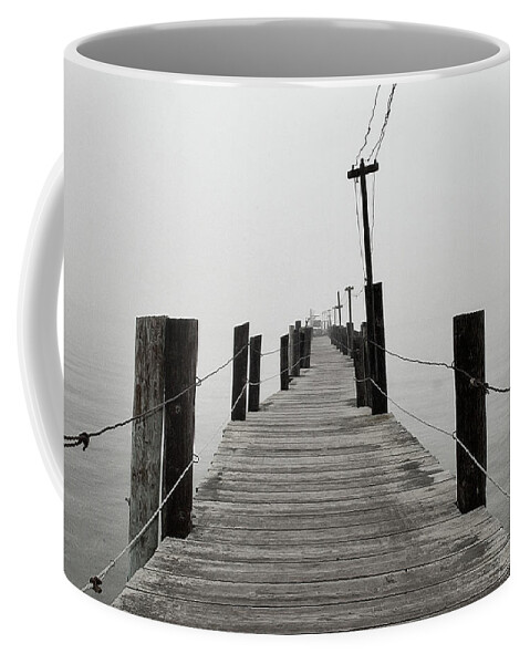 Pier Coffee Mug featuring the photograph The Pier by Frank Lee