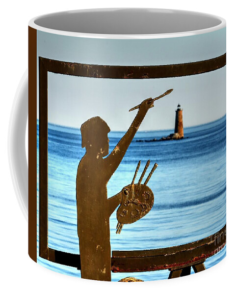 Painter Coffee Mug featuring the photograph The Painter by Steve Brown