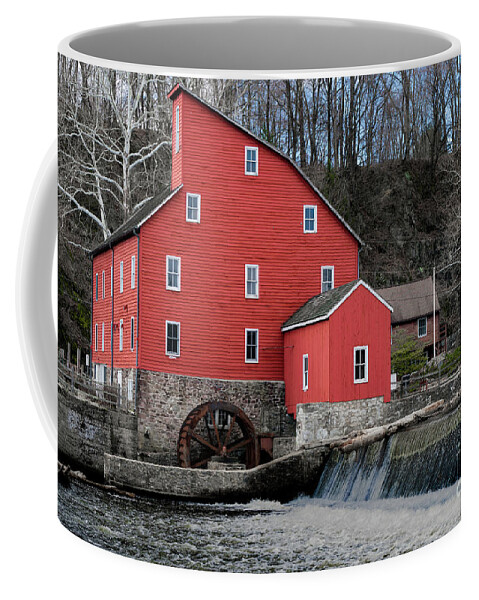 Red Mill Coffee Mug featuring the photograph The red mill historical landmark. by Sam Rino