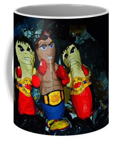 Dolls Coffee Mug featuring the photograph The retired boxers by Yavor Mihaylov